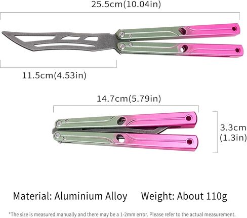 WARHERO Aluminium Alloy Integral Channel Handle, Handle Practice Tools,Integrated Forging,Balance and Inertia (Pink) in Kuwait