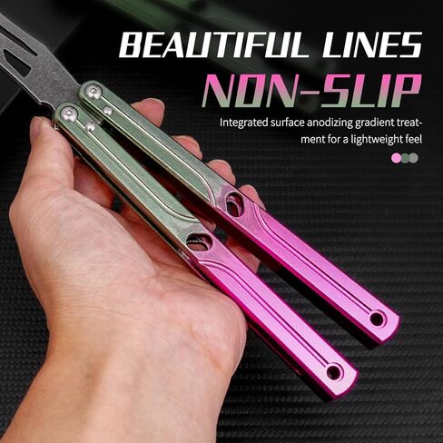 WARHERO Aluminium Alloy Integral Channel Handle, Handle Practice Tools,Integrated Forging,Balance and Inertia (Pink) in Kuwait