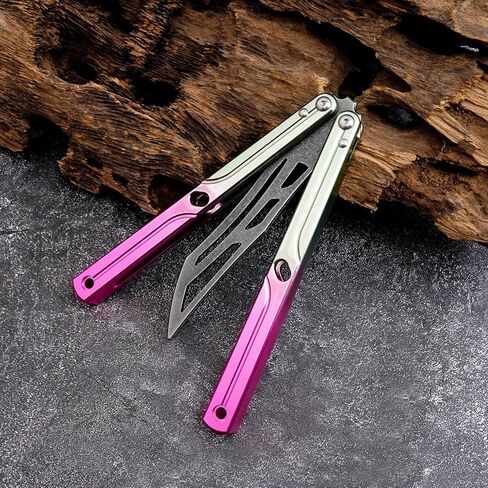 WARHERO Aluminium Alloy Integral Channel Handle, Handle Practice Tools,Integrated Forging,Balance and Inertia (Pink) in Kuwait