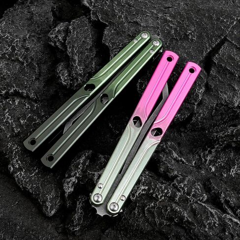 WARHERO Aluminium Alloy Integral Channel Handle, Handle Practice Tools,Integrated Forging,Balance and Inertia (Pink) in Kuwait