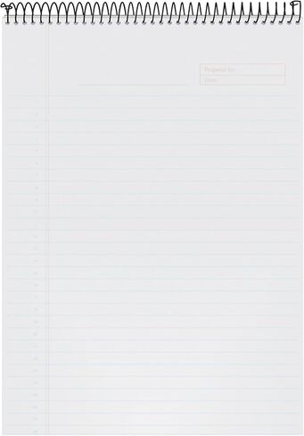 TOPS Docket Gold Project Planner, 8-1/2" x 11-3/4", Top-Wire Bound, Project Rule, Poly Cover, 70 Sheets (99710) - White (Pack of 2) in Kuwait