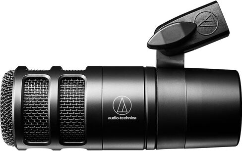 حزمة ميكروفون بودكاست ديناميكي من Audio-Technica AT2040 Hypercardioid مع حزمة حماية محسنة CPS لمدة عامين in Saudi Arabia