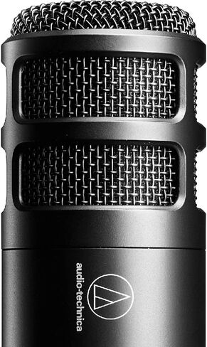 حزمة ميكروفون بودكاست ديناميكي من Audio-Technica AT2040 Hypercardioid مع حزمة حماية محسنة CPS لمدة عامين in Saudi Arabia