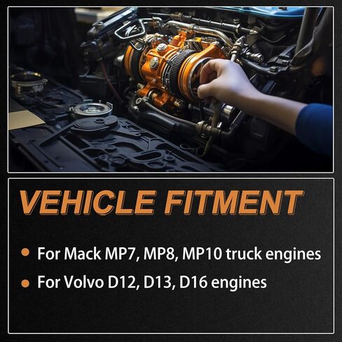 Feeler Gauge Tool 15 Pcs Compatible with Volvo D12 D13 D16 Engines Mack MP7 MP8 MP10 Truck Engines for Jake Brake Valve Adjustment Replace 85111377 88880053 88880052 in Saudi Arabia