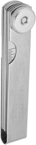 Feeler Gauges, Feeler Gauges for Valves 75mm Stainless Steel Feeler Gauge Ruler Thickness Gauge Welding Inspection Tool for Measuring Gaps Width/Thickness (75mm*14 Pieces in Saudi Arabia