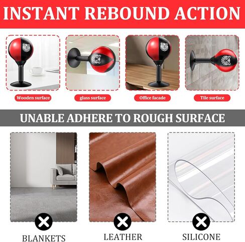 2026 New Desktop Punching Bag with Suction Cup, Relaxing Rage Punch Bag for Stress Relief, Upgraded Strong Suction Cup, Portable Tabletop Boxing Ball for Adults, Youth, Office, Home, Friends. in Saudi Arabia