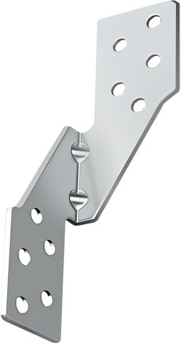 50 Pack Hurricane Straps Tie Brackets,16-Gauge Thick Galvanized Hurricane Straps,/Rafters Ties Brackets Joist Hangers for Wood, Shed, Roof Trusses or Fits for Right-Hander in Kuwait