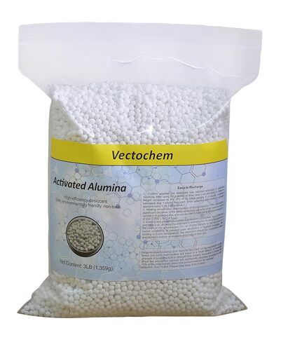 1 LB Vectochem Activated Alumina, Activated Alumina Desiccant, 3D Printer Desiccant, Reusable, for Absorb Moisture from The Air, Prevent Dampness. in Saudi Arabia