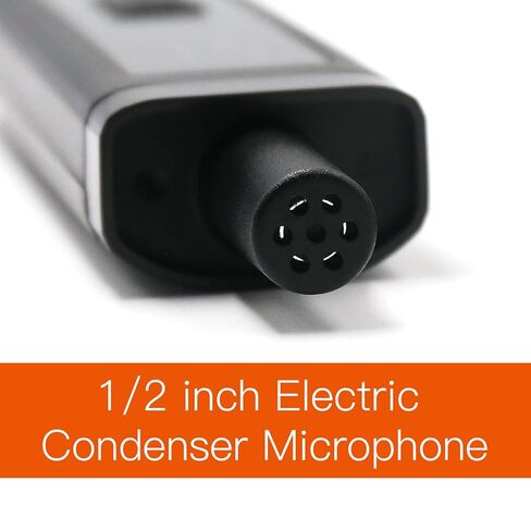 مقياس مستوى الصوت بمقياس ديسيبل مع شاشة LCD ديسيبل/ماكس/عقد البيانات ومؤشر البطارية، 30 ~ 130 ديسيبل للجيب SPL متر ديسيبل مراقبة الضوضاء قابلة للشحن لمنزل مصنع الجيران الصاخب in Kuwait