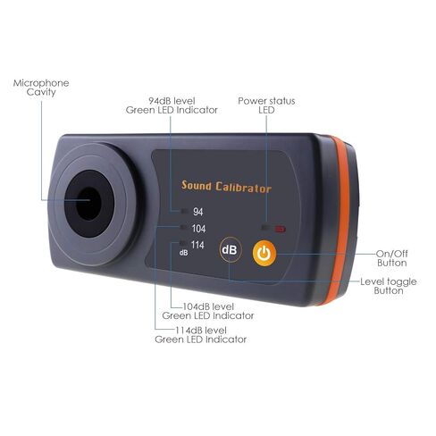 Decibel Meter Calibrator 94dB & 104dB & 114dB Calibrator with Three Calibration Level in Saudi Arabia