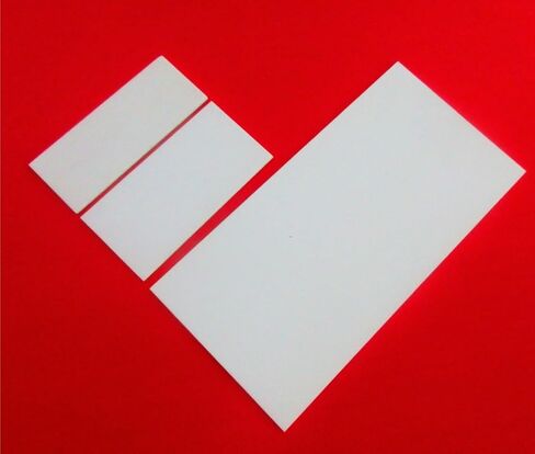 Alumina Ceramic Square Sheet, Insulating White Multiple Sizes(30X165X1mm) in Saudi Arabia