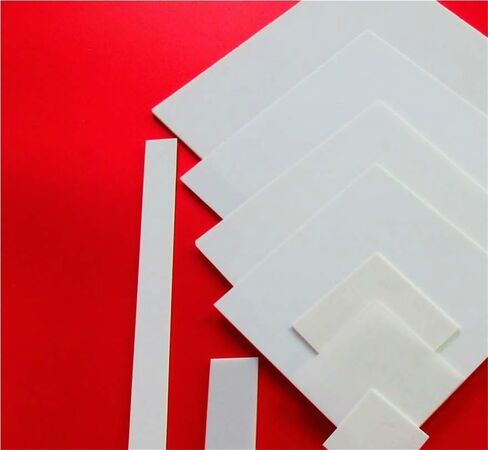 Alumina Ceramic Square Sheet, Insulating White Multiple Sizes(30X165X1mm) in Saudi Arabia