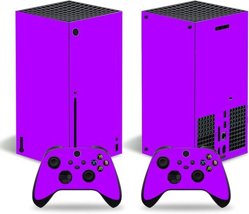 Skin Sticker Vinyl Decal for Xbox Series X Console, Full Set Protective Cover Wrap Compatible with Wireless Controller (Yellow) in Kuwait