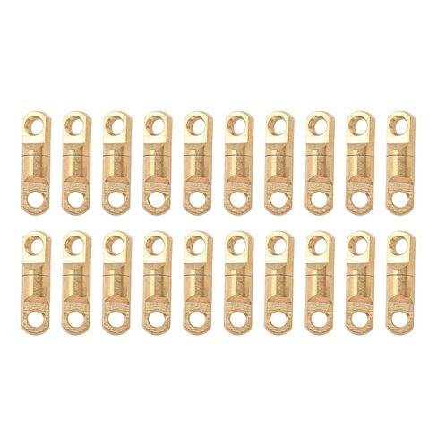 BRRNOO Swivel Eye Rotating Connector Double Eye Swivel Brass Swivel Connector for Rope Key Phone Clothing Bags Shoe Accessories 20 Pcs 7mm Brass in Saudi Arabia