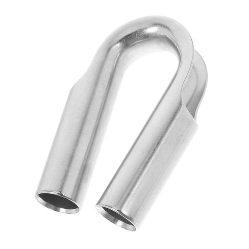 Heavy Duty Stainless Steel Wire Rope Thimble for Towing Rigging Construction Reusable Cable Clamp Corrosion-Resistant Protective Chuck for Industrial Use in Saudi Arabia