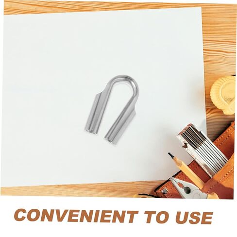 Heavy Duty Stainless Steel Wire Rope Thimble for Towing Rigging Construction Reusable Cable Clamp Corrosion-Resistant Protective Chuck for Industrial Use in Saudi Arabia