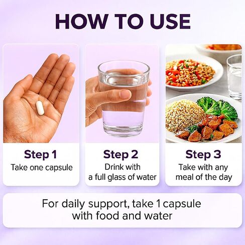 6-in-1 Lymphatic Complex Capsules - Lymphatic Drainage for Reduce Bloat, Balance Cortisol, Burdock, Dandelion, Kelp Cleavers (90 Servings) in Kuwait