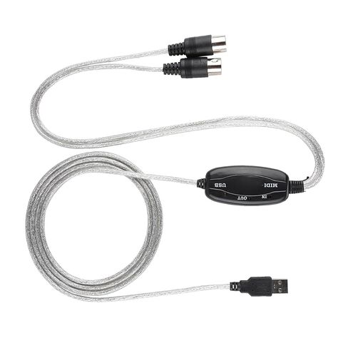 MIDI USB Converter Easyly Transform PC Music Studio for Keyboard Music Fans 74.8in Editing Line in Saudi Arabia