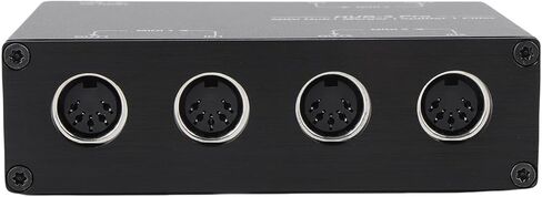 MIDI Interface USB to MIDI Converter Nonslip Box for Music Producers Aluminum Alloy in Saudi Arabia