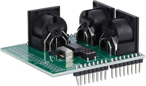 MIDI Adapter Board, Easy Plug-and-Play with 2.54mm Pin Headers, UART MIDI Converter, IN Switch OUT TX Connection, for Arduino Projects, Raspberry Pi Music Production, DIY Synth Bui in Saudi Arabia