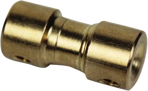 1PC Miniature Brass Rigid Coupling for Transmission Component Aircraft Car Model Accessory Stepper Motor Shaft Connector(4 X 5) in Saudi Arabia