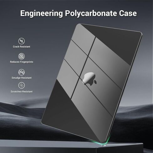 MOSISO Compatible with MacBook Pro 16 inch Case 2025 2024 2023 2022 2021 M4 M3 M2 M1 A3403 A3186 A2991 A2780 A2485,Surpass Natural Beauty Hard Case&Keyboard Cover&Screen Film&Type C, Crystal Clear in Saudi Arabia