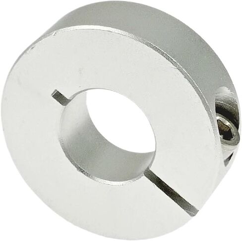 Double Split Clamp Shaft Collar, Open Type Limit Shaft Retaining Ring Locator Clamp Aluminum Alloy Multiple Sizes(14x35x12) in Kuwait
