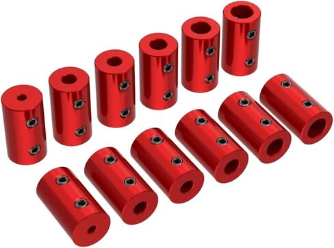 1PC Aluminum Rigid Shaft Coupler Rigid Coupling Motor Connector 3D Printer Parts(D12L20 2mm-2.3mm) in Saudi Arabia