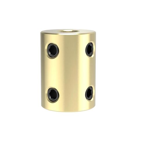 1PC D16L22 Brass Shaft Motor Rigid Couplings RC Airplane Motor Coupler Rigid Connector 3D Printer Accessorie(B 6mm to 10mm) in Saudi Arabia