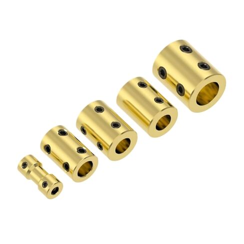 1PC Pure Copper Cylindrical Shaft Coupling Rigid Coupling Coupler Motor Transmission Connector(D14L22 6-8MM) in Saudi Arabia