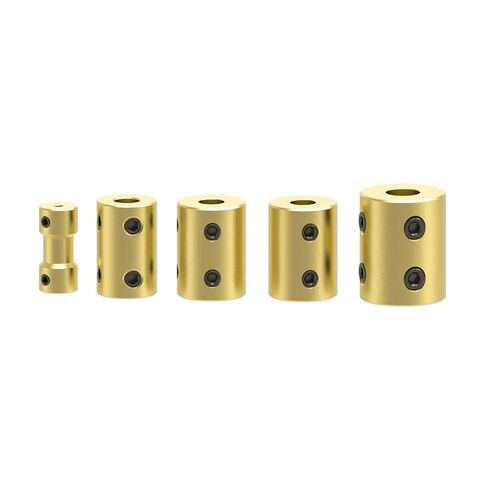 1PC Pure Copper Cylindrical Shaft Coupling Rigid Coupling Coupler Motor Transmission Connector(D14L22 6-8MM) in Saudi Arabia