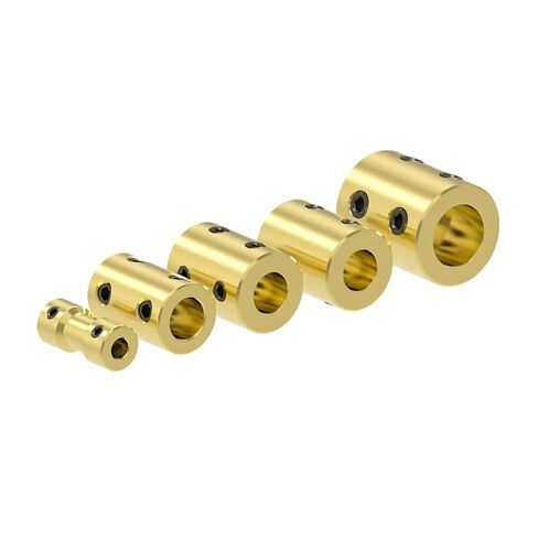 1PC Pure Copper Cylindrical Shaft Coupling Rigid Coupling Coupler Motor Transmission Connector(D14L22 6-8MM) in Saudi Arabia