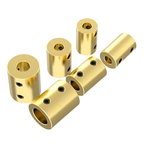 1PC Pure Copper Cylindrical Shaft Coupling Rigid Coupling Coupler Motor Transmission Connector(D14L22 6-8MM) in Saudi Arabia