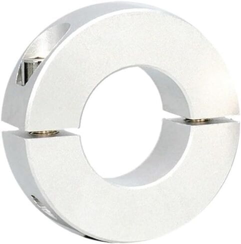 Double Split Clamp Shaft Collar, Aluminum Alloy Anodized Fixed Split Type Shaft Retaining Ring Positioner Multiple Sizes(18x40x12) in Kuwait