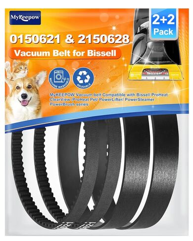 6960w Vacuum Belt Compatible with Bissell Proheat Upright Vacuum Models 1694W, 1697, 1698, 1699, 1799, 1846, 7901, 7920, 7950, 8806, 8905 8910 Series, 2+1 Pack in Kuwait