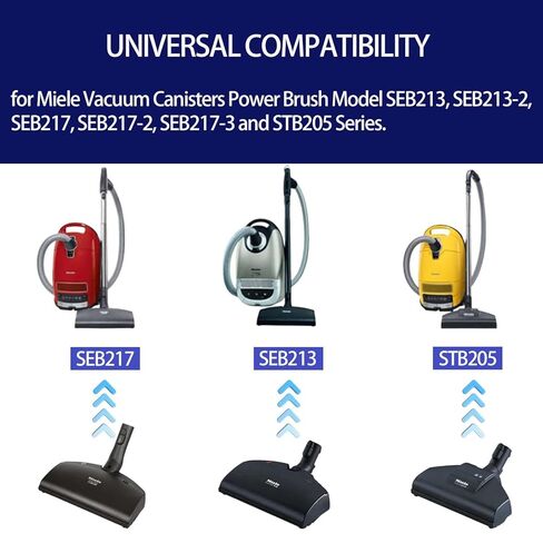 4 عبوات 219-3m-4.8 حزام بديل لفرشاة الطاقة الكهربائية Miele SEB213 وSEB217 وSTB205، استبدال الجزء 54-3301-06 أحزمة التفريغ in Kuwait