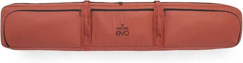 evo Deluxe Ski and Snowboard Roller Bag & Packing Cube - TSA Compliant - Holds Up to Two Setups, Any Combination of Skis, Snowboards, Bindings, Boots, Poles, and Gear in Kuwait
