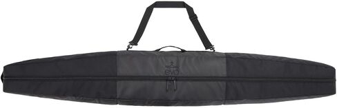 evo Padded Single Ski Bag - Durable 600D Recycled PET Ripstop | Removable Shoulder Strap | Fits Skis & Poles | Lightweight & Protective in Kuwait