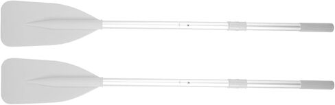 SUNGOOYUE Inflatable Boat Paddle, 2pcs High Toughness Aluminium Alloy Inflatable Boat Dinghy Canoe Oars Paddle with Rod Set for Water Marine Sports in Saudi Arabia
