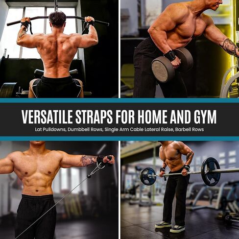 أشرطة رفع الأثقال مع حلقات على شكل حرف D، أشرطة معصم مبطنة لرفع الأثقال، أشرطة رياضية غير قابلة للانزلاق لرفع الأثقال، رفع الأثقال، تمرين آلة الكابل، حزام رفع لتدريب القوة في صالة الألعاب الرياضية in Kuwait