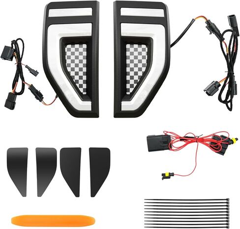 LED Front Grille Lights Compatible with 2022-2024 Ford Maverick XLT Side Marker Light Replacement for 2022-2024 Ford Maverick Accessories in Saudi Arabia