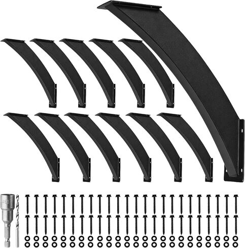 Generic Heavy Duty 45 Degree Angle Support Bracket 4x4in (Actual 3.2x3.2in) Arc 45 Degree Angle Support Brackets with Mounting Screws for Gazebos Decks Porches Log Cabins Etc in Kuwait