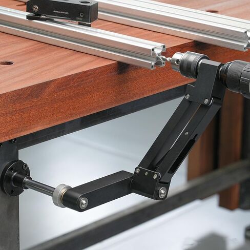 Fockety التنصت على قوس ناتئ، CNC سبائك الألومنيوم قوس أفقي عمودي، ذراع التنصت المحمولة مع السكتة الدماغية 130 مم ومجموعة المشبك 0 إلى 44 مم لذراع دعم التنصت in Saudi Arabia