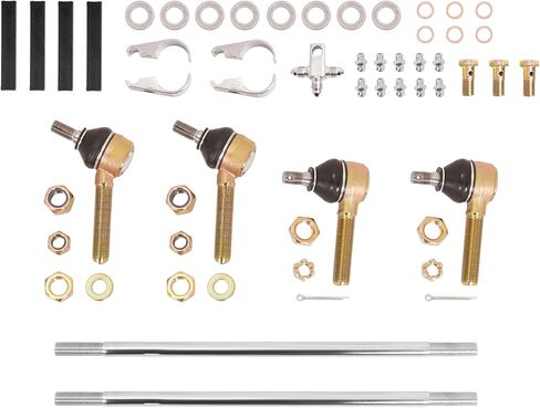 Heavy Duty Front A-Arms Assembly Compatible with Honda TRX400X Sportrax 400 W/Brake Lines Clamps Powder Coated Black in Saudi Arabia