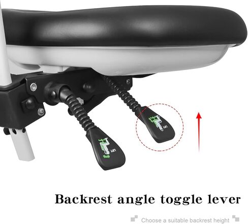 NSKI Moblie Dental Adjustable Chair Doctor's Stool Assistant Chair 360° Rotation Armrest PU Leather QY-600M-B2 in Saudi Arabia