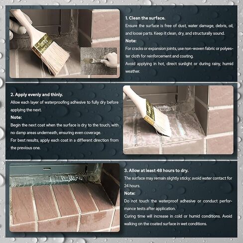 عامل غير مرئي مقاوم للماء، مجموعة مانعة للتسرب شفافة غير مرئية 2 * 10 أونصة، عامل طلاء شفاف، مانع تسرب مضاد للتسرب، لاصق مقاوم للماء لإصلاح التسرب في الأماكن المغلقة والخارجية in Kuwait