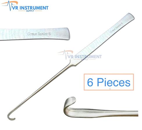 Spay Snook Hook 8" Veterinary Surgical Instruments Stainless Steel 6 Pieces in Kuwait