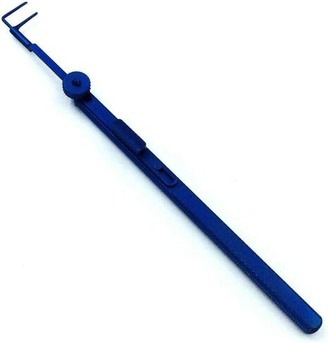 Nice New Titanium Adjustable Muscle Hook 8mm Strabismus Ophthalmic Instrument in Saudi Arabia