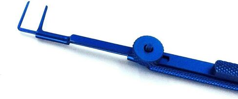 Nice New Titanium Adjustable Muscle Hook 8mm Strabismus Ophthalmic Instrument in Saudi Arabia