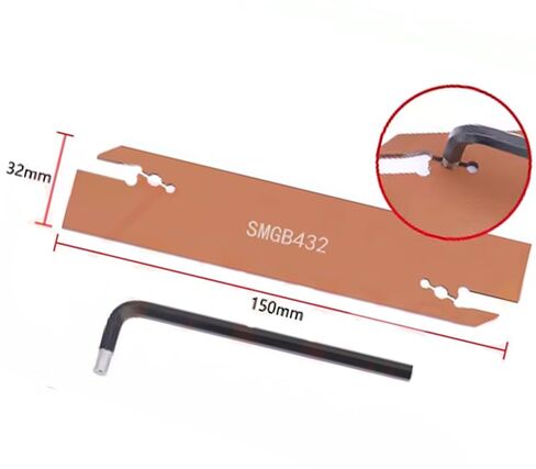SMGB32-4 SMGB432 Grooving Cutting Knife Board CNC Slotting Tools for MGMN400 Grooving Insert in Kuwait